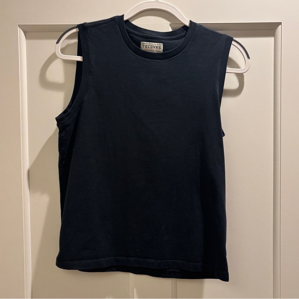 Tecovas Black Crewneck Muscle Tank